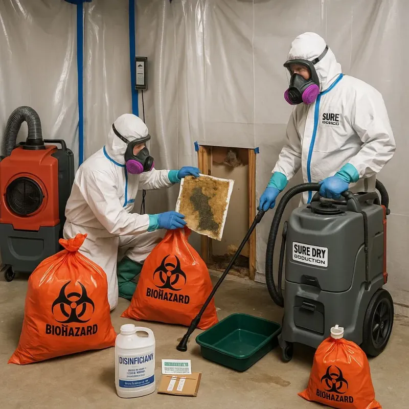 Contaminated Water Handling Protocols process in Coleman, MI